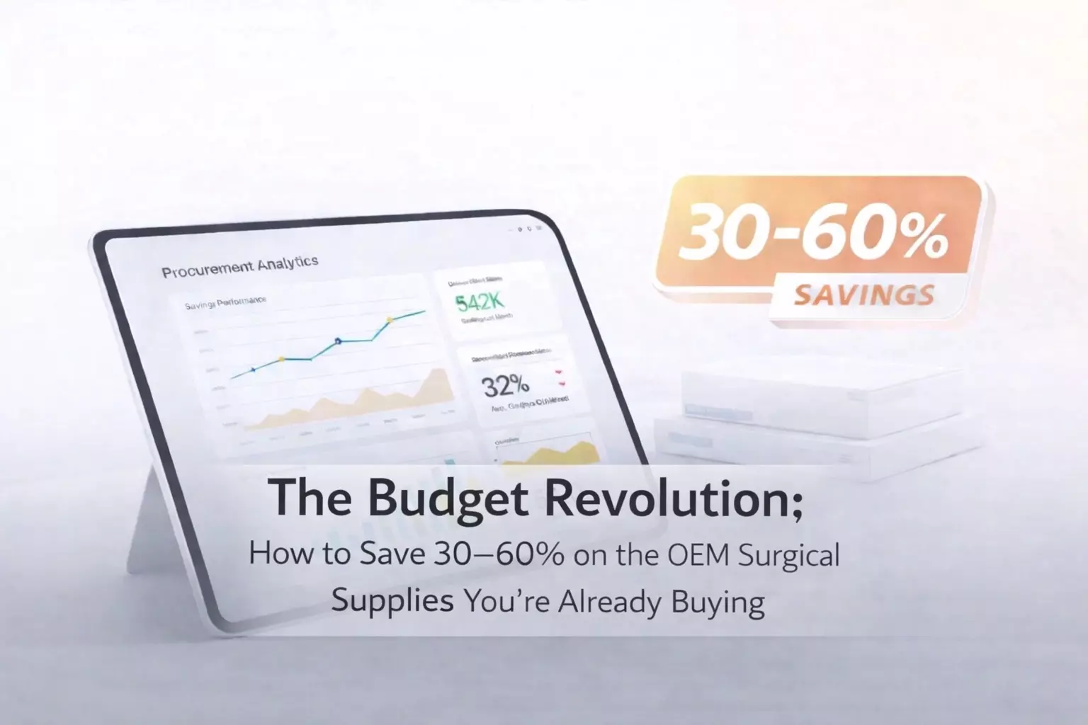 The Budget Revolution: How to Save 30–60% on the OEM Surgical Supplies You’re Already Buying
